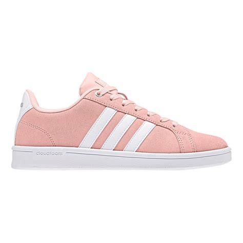 adidas cloudfoam advantage weiß rosa|White .